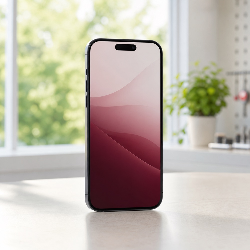 Jasná realistická fotografie moderního iPhonu